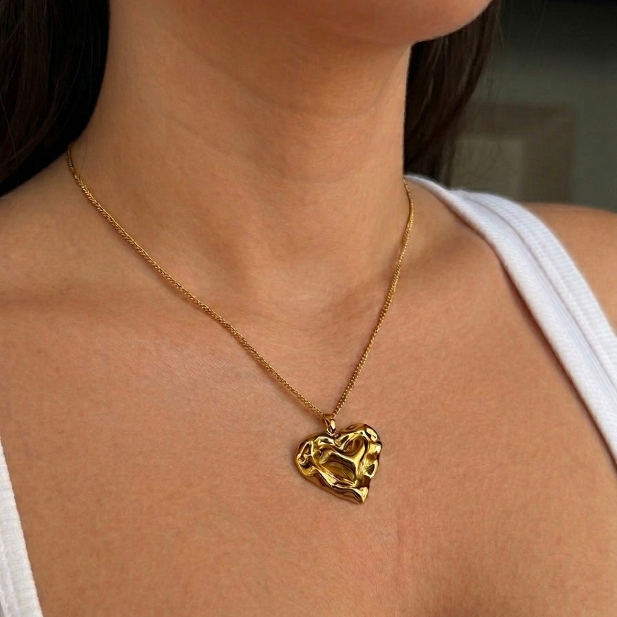 Golden Pulse Necklace