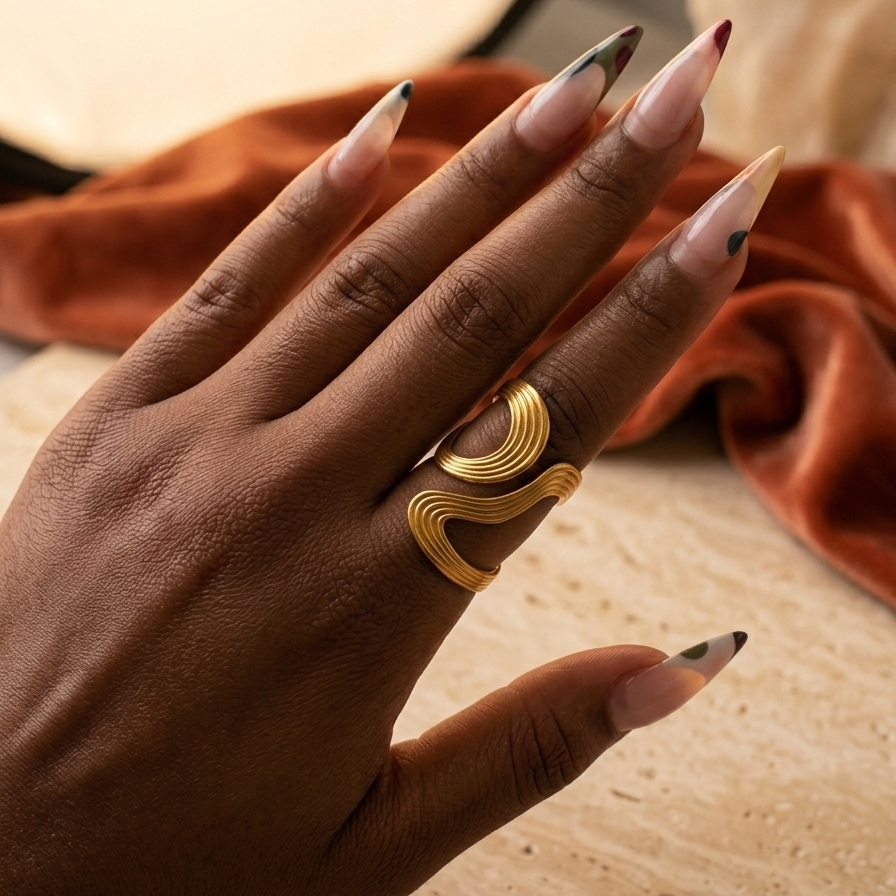 Bold Curve Ring